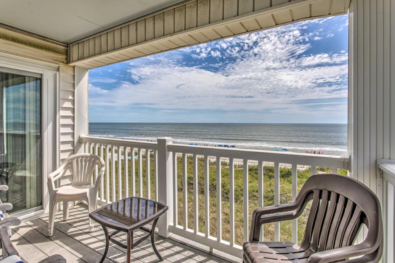 Bright Beachy Condo With Boardwalk Access And Patio! 미를 비치 외부 사진