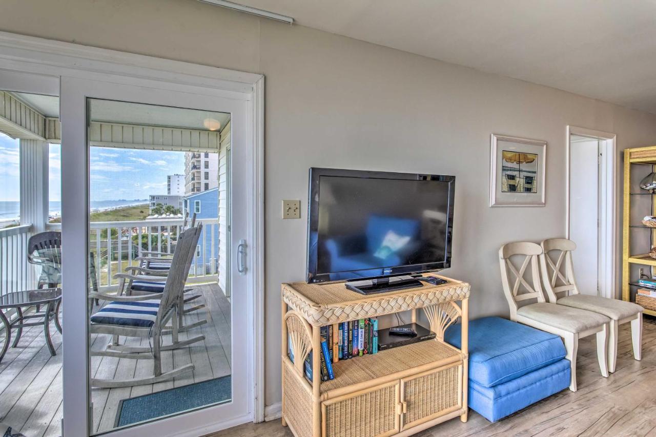Bright Beachy Condo With Boardwalk Access And Patio! 미를 비치 외부 사진