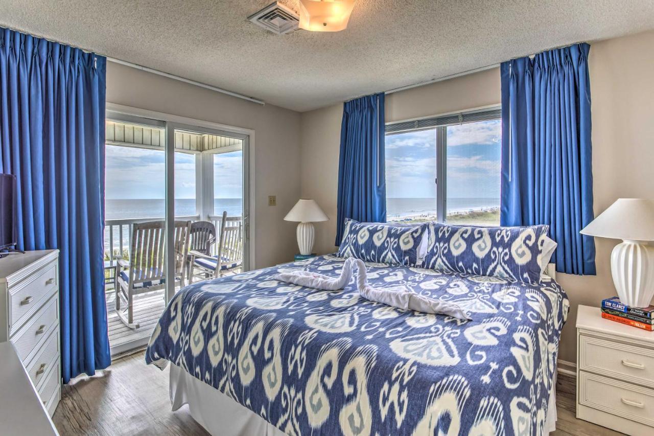 Bright Beachy Condo With Boardwalk Access And Patio! 미를 비치 외부 사진