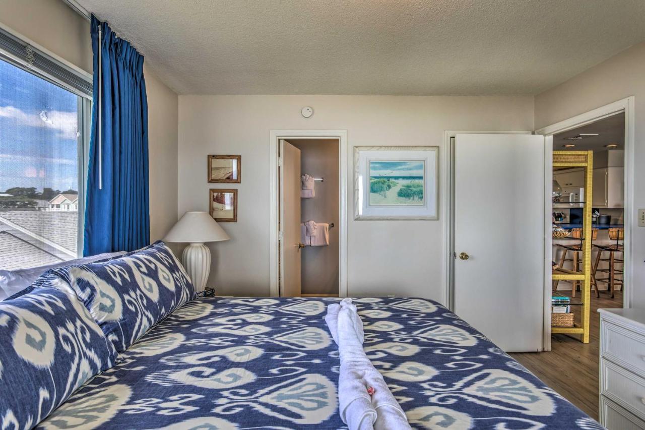 Bright Beachy Condo With Boardwalk Access And Patio! 미를 비치 외부 사진