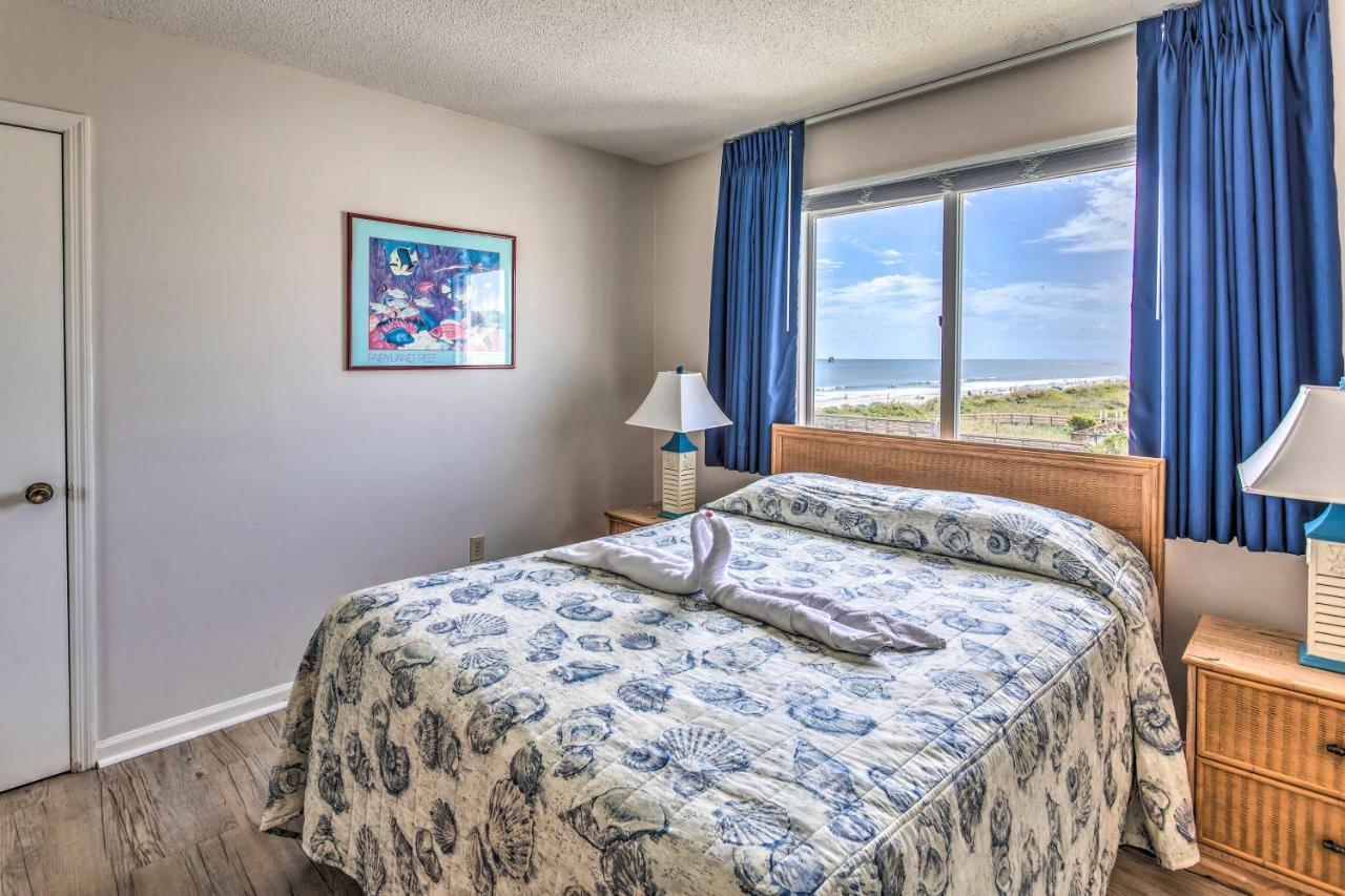 Bright Beachy Condo With Boardwalk Access And Patio! 미를 비치 외부 사진