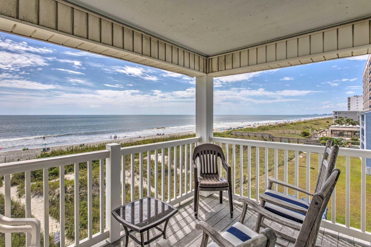 Bright Beachy Condo With Boardwalk Access And Patio! 미를 비치 외부 사진