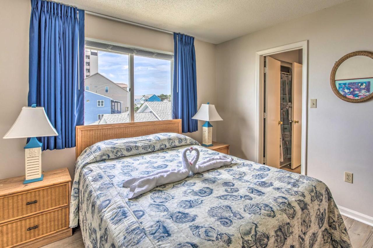 Bright Beachy Condo With Boardwalk Access And Patio! 미를 비치 외부 사진