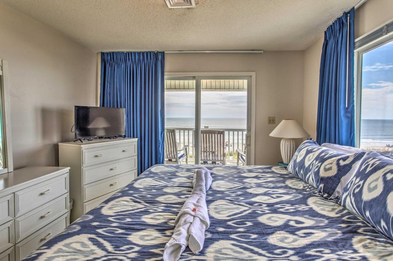 Bright Beachy Condo With Boardwalk Access And Patio! 미를 비치 외부 사진