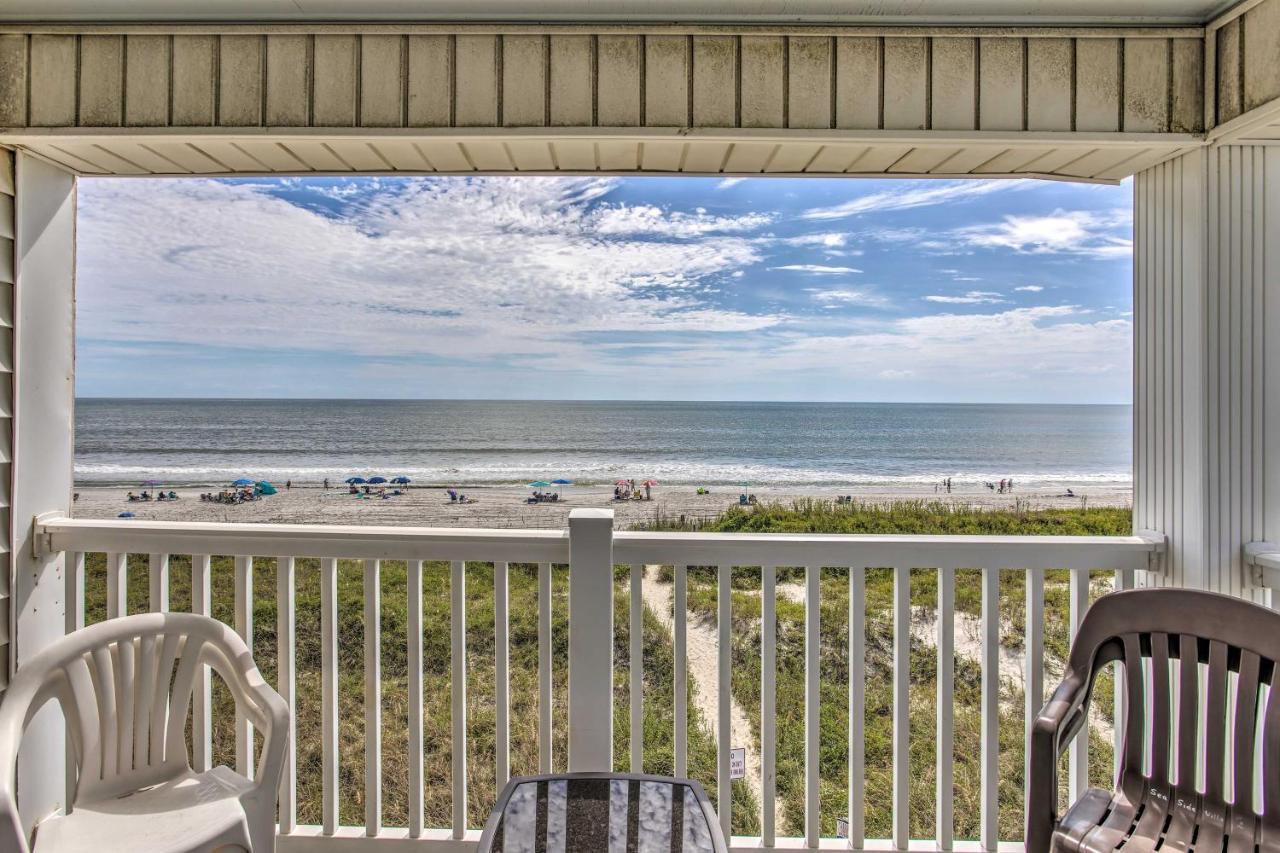 Bright Beachy Condo With Boardwalk Access And Patio! 미를 비치 외부 사진